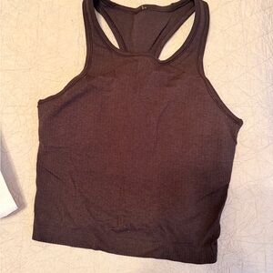 lululemon athletica Dark Gray Tank Top